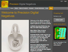 Tablet Screenshot of precisiondigitalnegatives.com